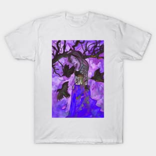 Raven Witch - Dark Violet T-Shirt